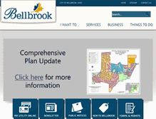 Tablet Screenshot of cityofbellbrook.org